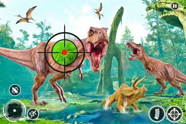野生恐龙狩猎动物射击-3