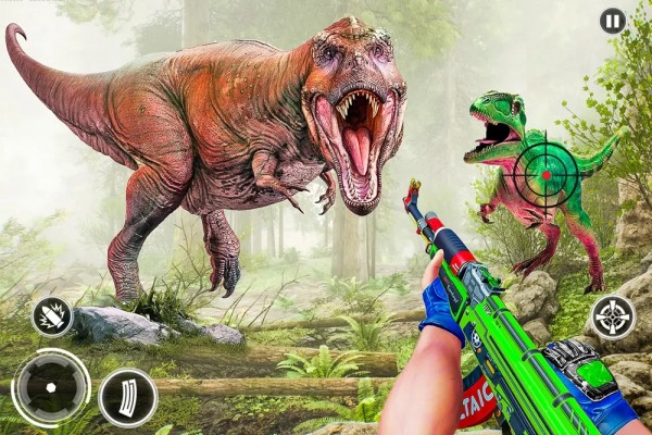 野生恐龙狩猎动物射击-0