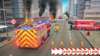 城市消防车救援模拟-0