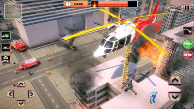 城市消防车救援模拟-1
