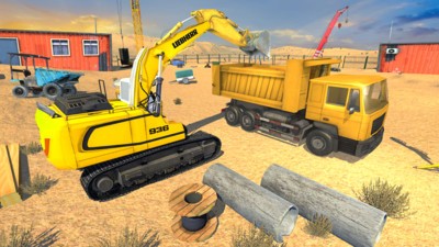 建造施工挖掘模拟-01