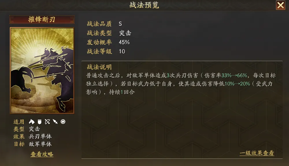 三国志战略版深谋远虑强度如何