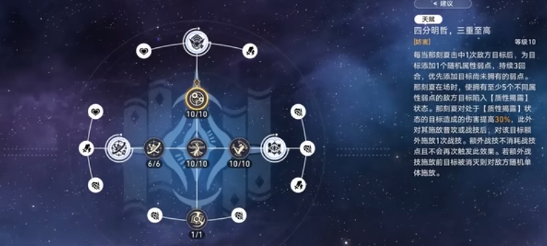 崩坏星穹铁道那刻夏战技和天赋怎么样